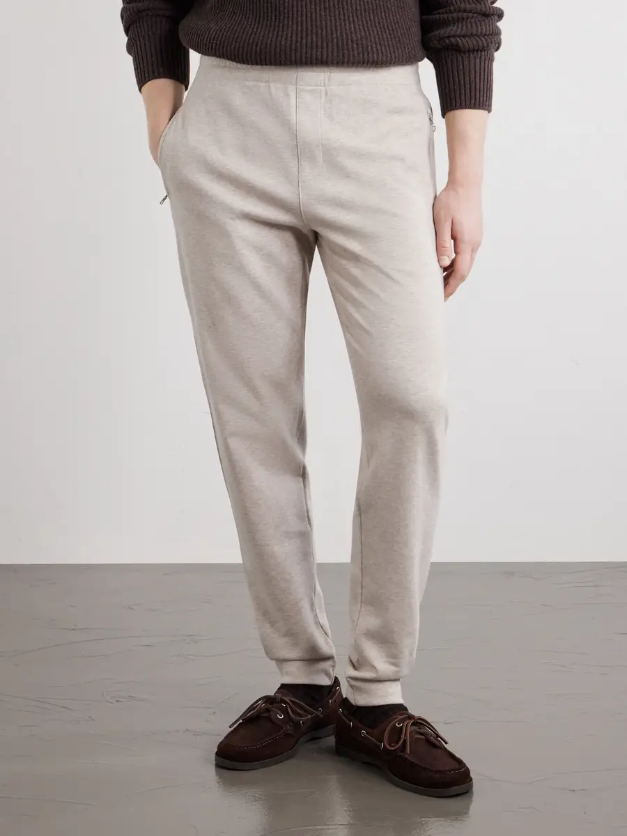 Orlebar Brown Struma Tapered Cotton-Blend Jersey Sweatpants - Men | Thumbnail 3 Orlebar Brown Struma Tapered Cotton-Blend Jersey Sweatpants - Men | Thumbnail 3