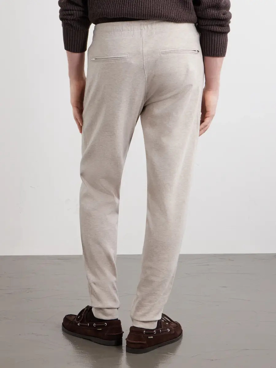 Orlebar Brown Struma Tapered Cotton-Blend Jersey Sweatpants - Men | Thumbnail 4 Orlebar Brown Struma Tapered Cotton-Blend Jersey Sweatpants - Men | Thumbnail 4