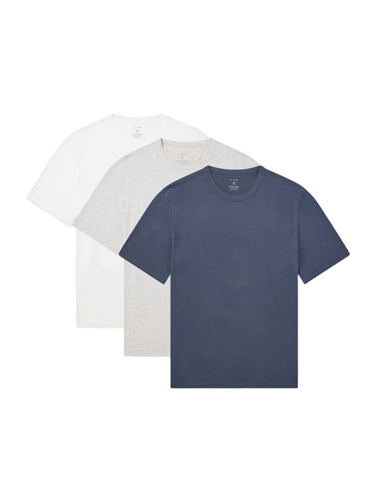 Three-Pack Organic Cotton-Jersey T-Shirt - Men Three-Pack Organic Cotton-Jersey T-Shirt - Men