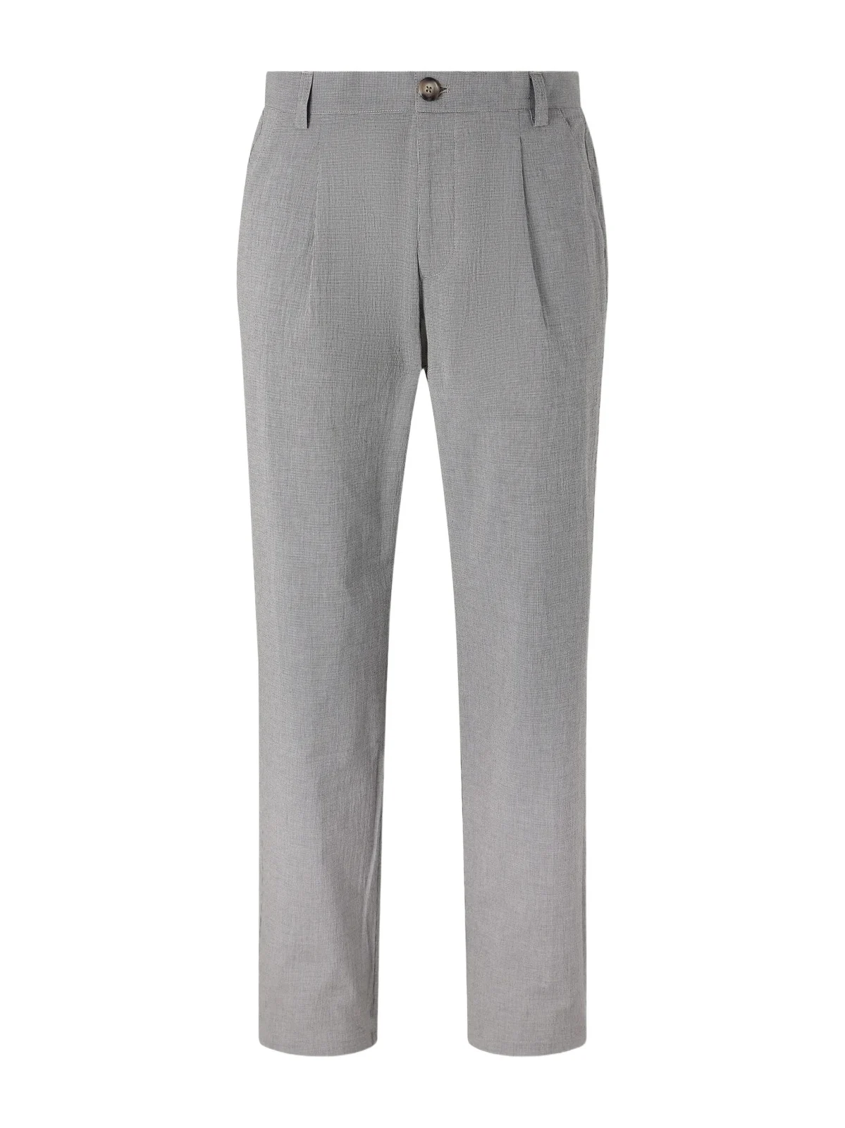 Morton Straight-Leg Pleated Checked Cotton-Blend Suit Trousers - Men Morton Straight-Leg Pleated Checked Cotton-Blend Suit Trousers - Men