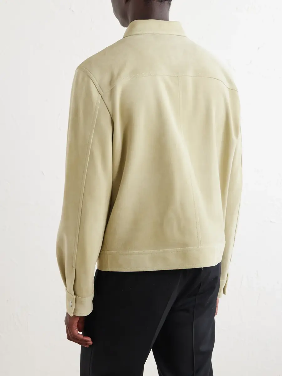 Frame Suede Trucker Jacket - Men | Thumbnail 4 Frame Suede Trucker Jacket - Men | Thumbnail 4