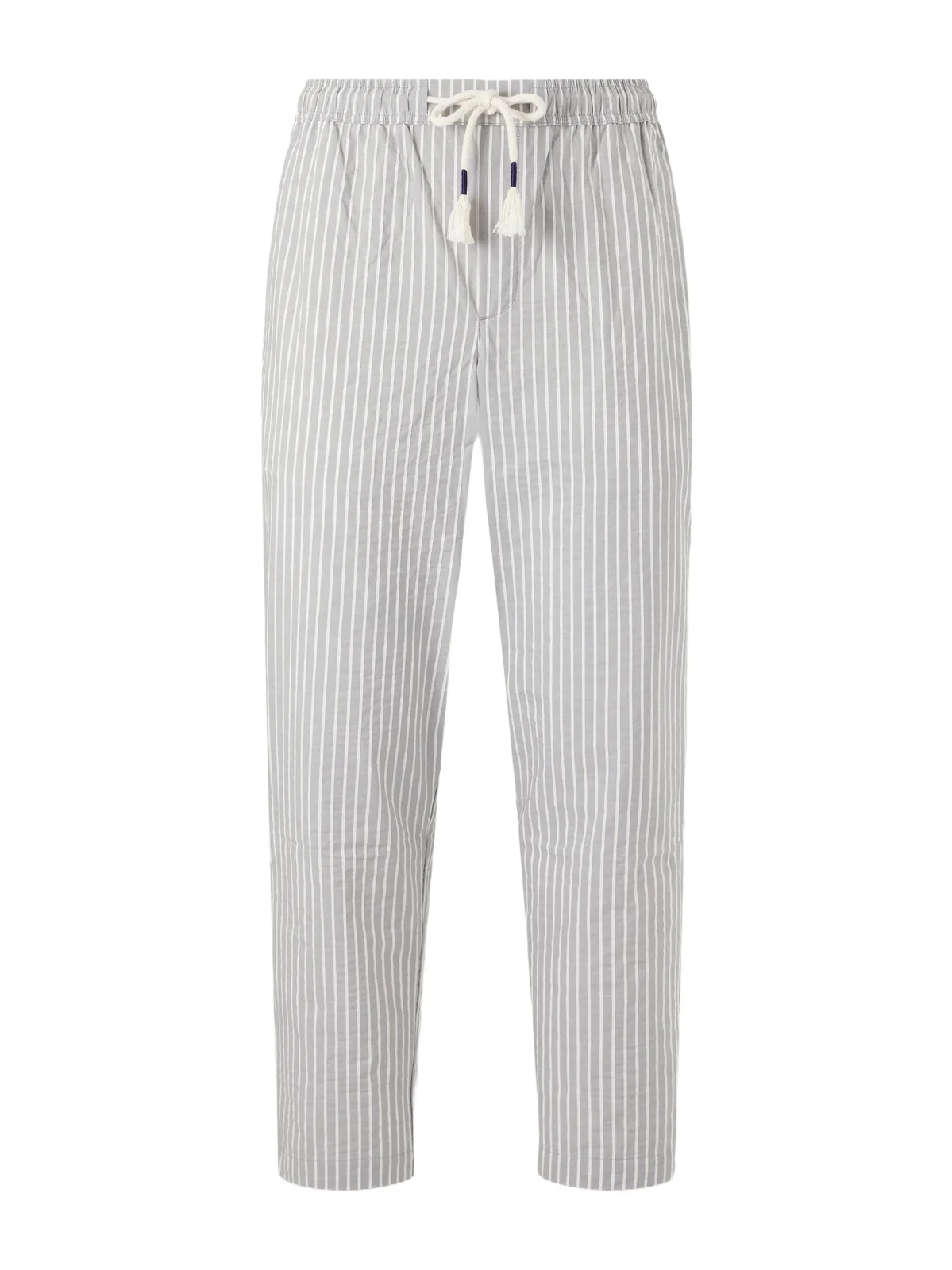 Sonoran Straight-Leg Striped Cotton-Blend Seersucker Trousers - Men Sonoran Straight-Leg Striped Cotton-Blend Seersucker Trousers - Men