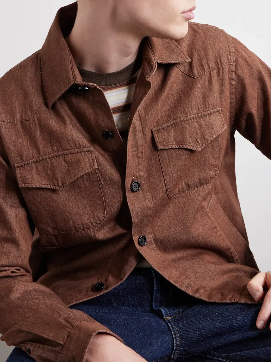 Oliver Spencer Witley Organic Cotton Jacket - Men | Thumbnail 5 Oliver Spencer Witley Organic Cotton Jacket - Men | Thumbnail 5