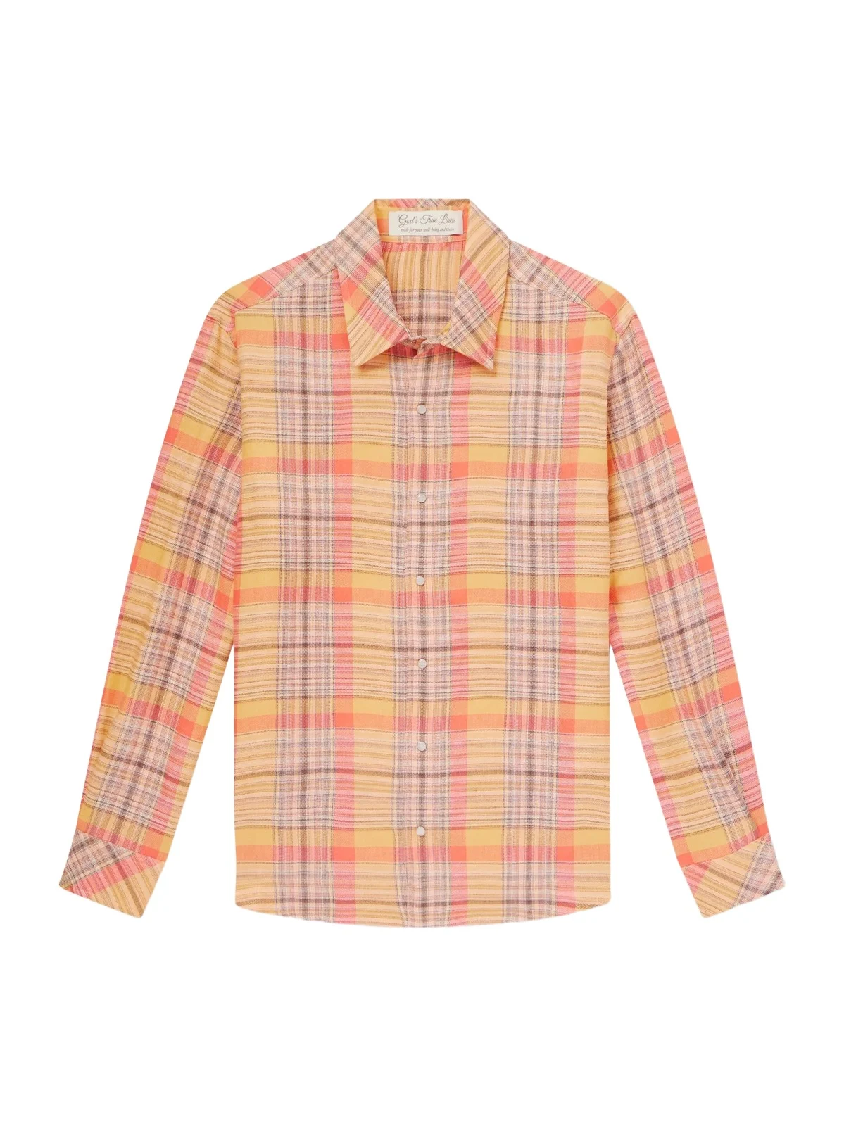 Twilight Checked Linen Shirt - Men