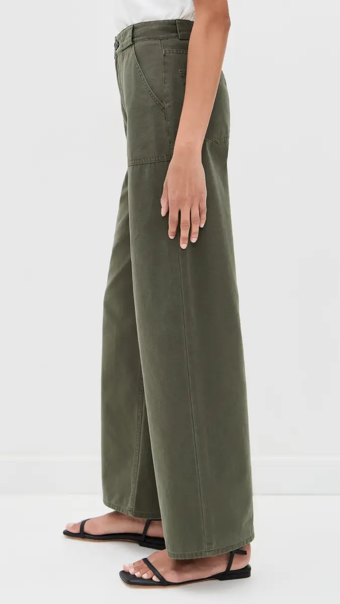 ANINE BING Grayson Pants Army Green | Thumbnail 4 ANINE BING Grayson Pants Army Green | Thumbnail 4