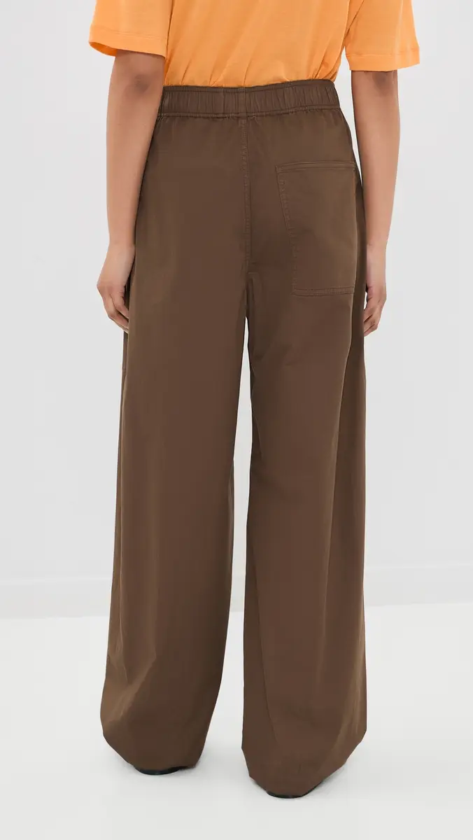 Tibi Garment Dyed Silky Cotton Winslow Pull On Pants | Thumbnail 3 Tibi Garment Dyed Silky Cotton Winslow Pull On Pants | Thumbnail 3