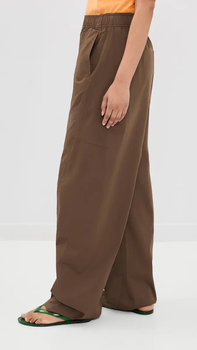 Tibi Garment Dyed Silky Cotton Winslow Pull On Pants | Thumbnail 4 Tibi Garment Dyed Silky Cotton Winslow Pull On Pants | Thumbnail 4