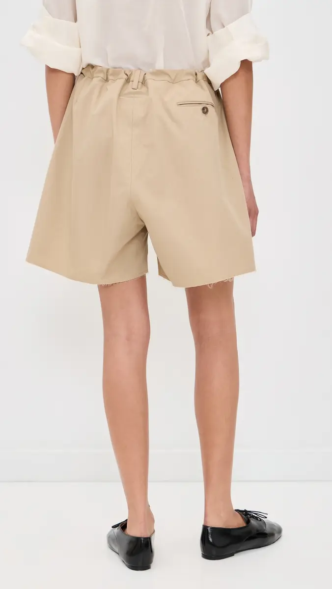 MM6 Maison Margiela Shorts Beige | Thumbnail 3