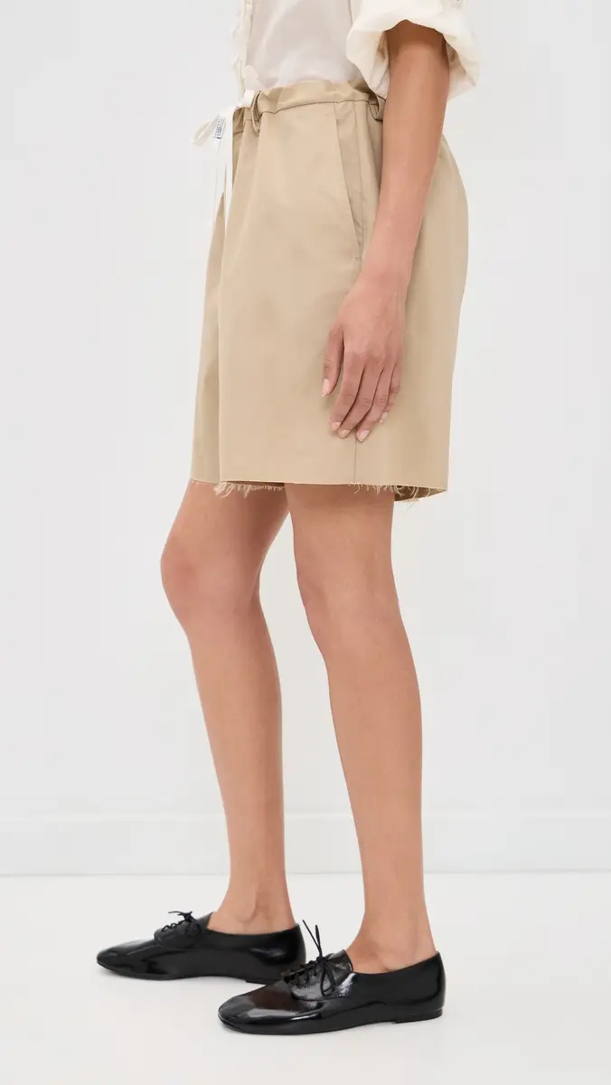 MM6 Maison Margiela Shorts Beige | Thumbnail 4