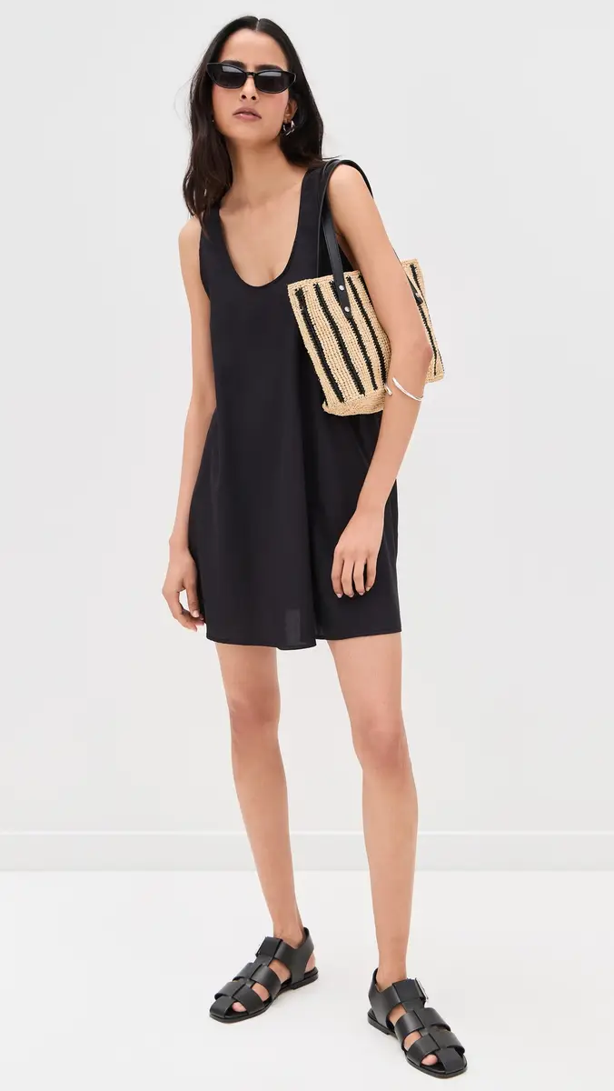 Leset Yoko Mini Tank Dress Black | Thumbnail 5 Leset Yoko Mini Tank Dress Black | Thumbnail 5