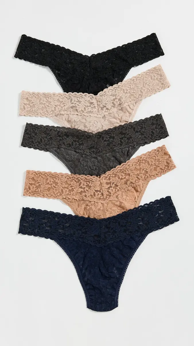 Hanky Panky Signature Lace Original Rise 5 Pack | Thumbnail 2 Hanky Panky Signature Lace Original Rise 5 Pack | Thumbnail 2