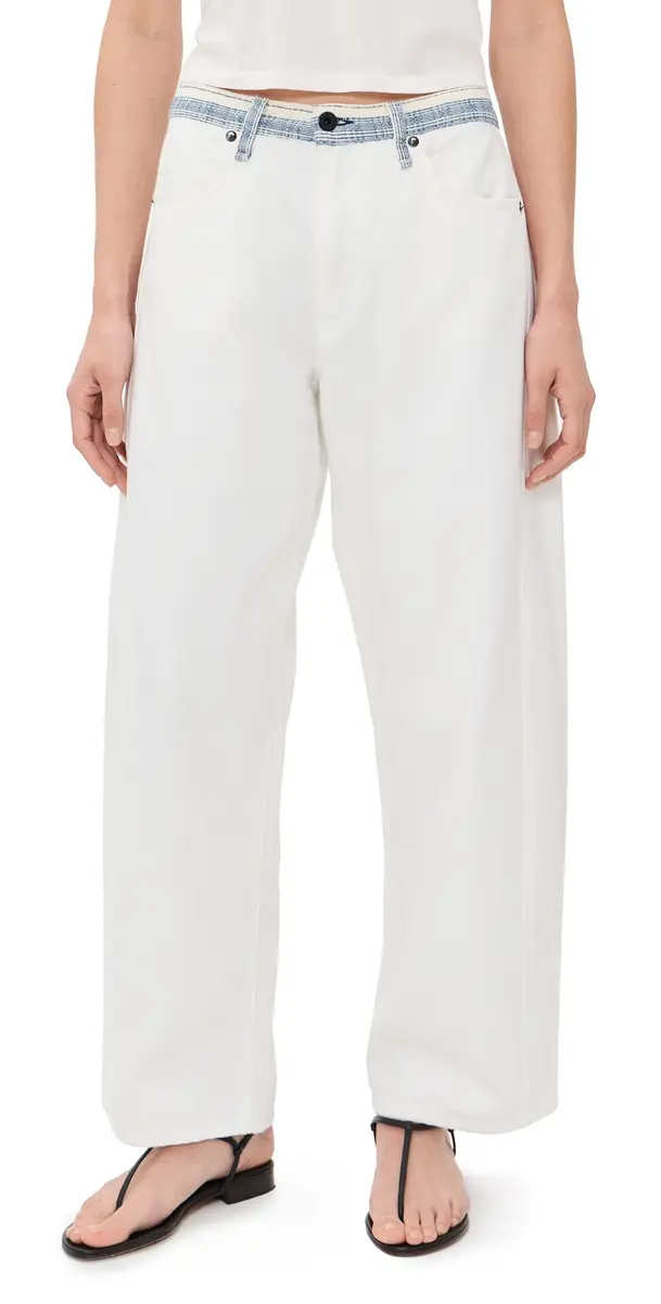 ASKK NY Catamaran Jeans White Sashiko | Image 1 ASKK NY Catamaran Jeans White Sashiko | Image 1