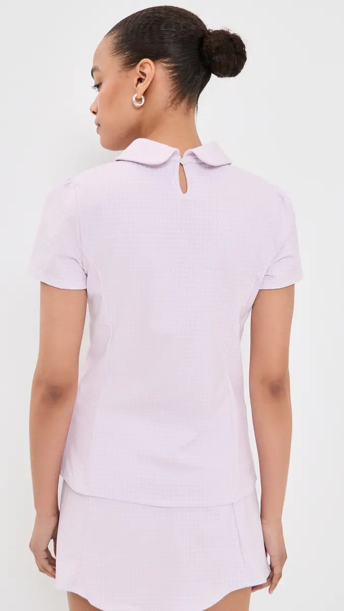 Addison Bay Mayfair Short Sleeve Gingham Top | Thumbnail 3 Addison Bay Mayfair Short Sleeve Gingham Top | Thumbnail 3
