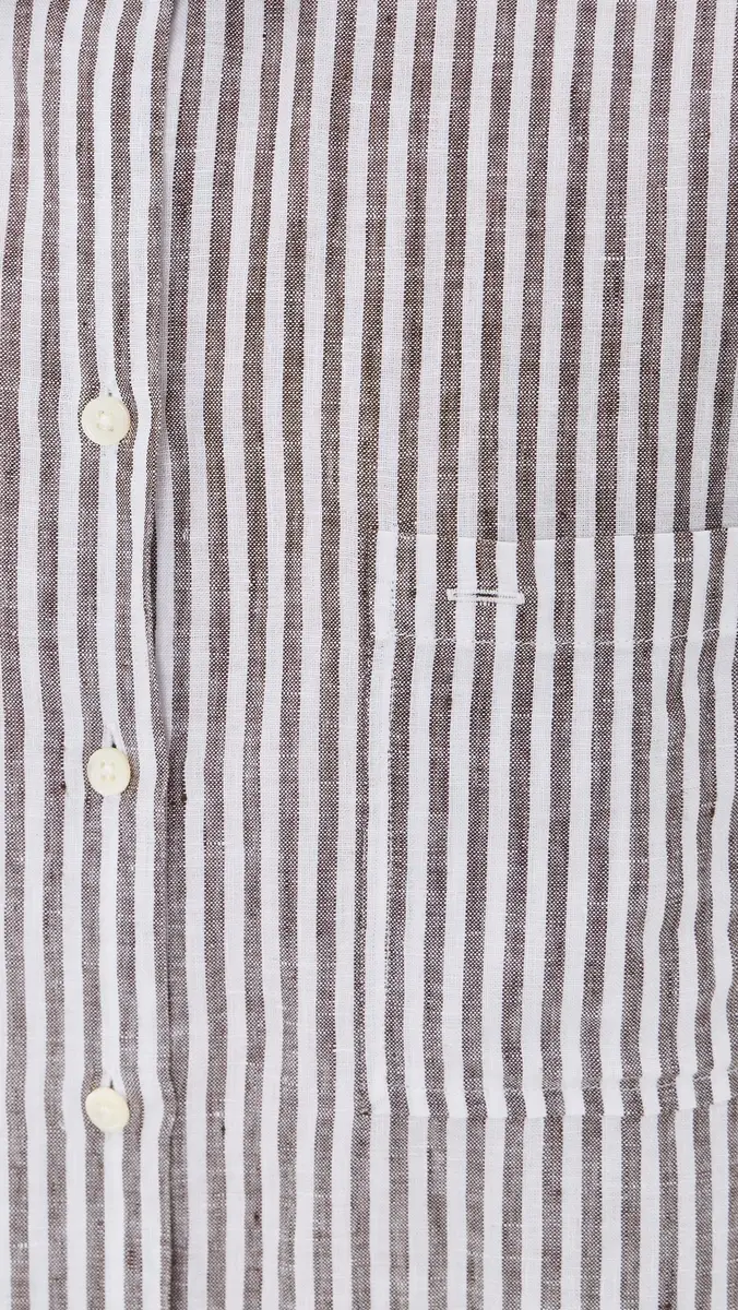 Alex Mill Jo Linen Shirt In Havana Stripe | Thumbnail 6 Alex Mill Jo Linen Shirt In Havana Stripe | Thumbnail 6