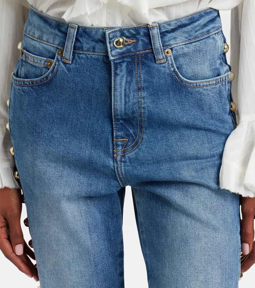 Simkhai Amelia studded straight jeans | Thumbnail 4 Simkhai Amelia studded straight jeans | Thumbnail 4