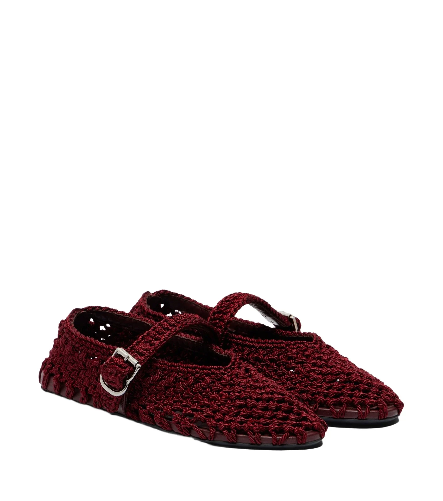 Alaïa Alaïa Woven ballet flats