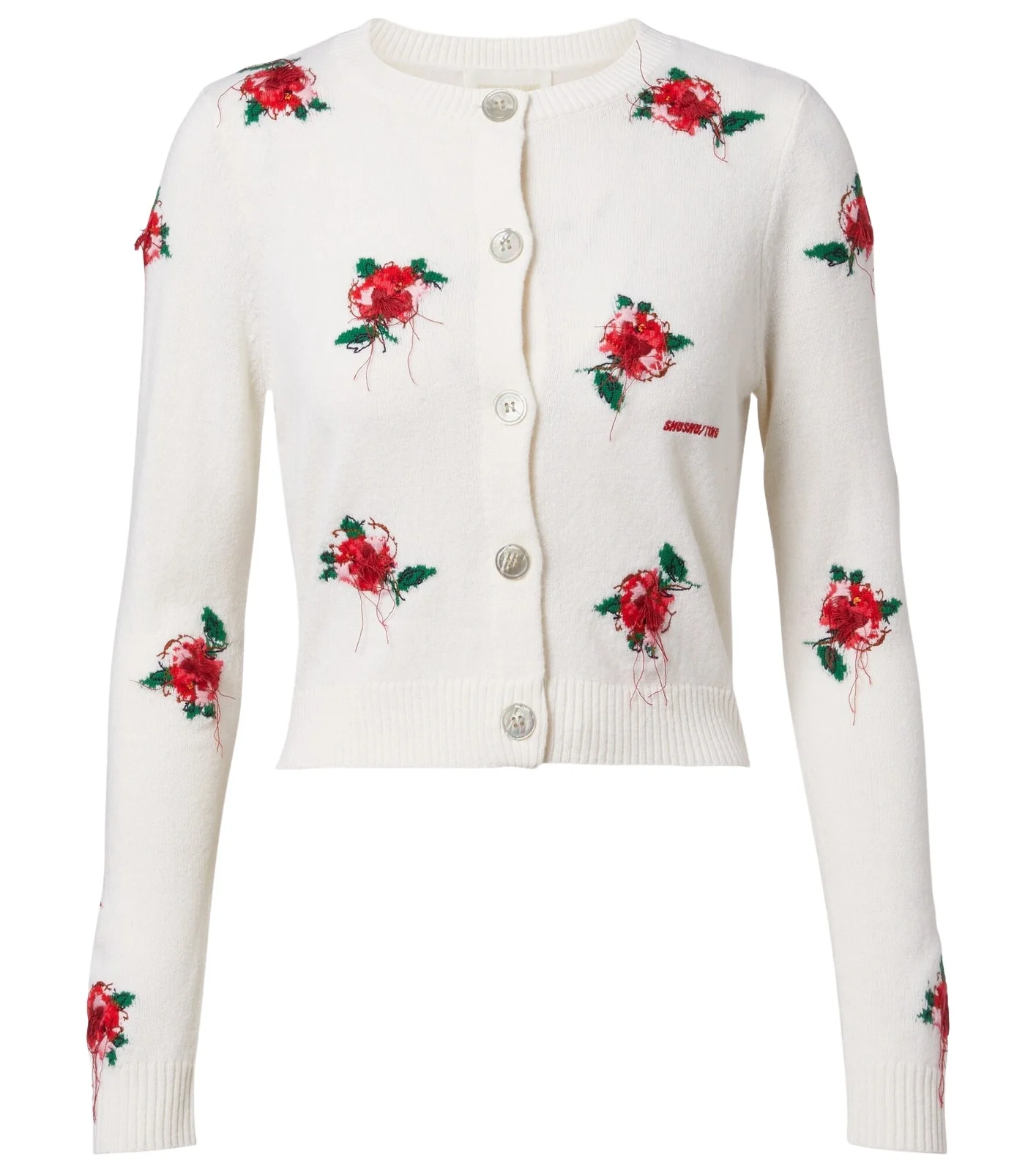 Floral wool cardigan Floral wool cardigan
