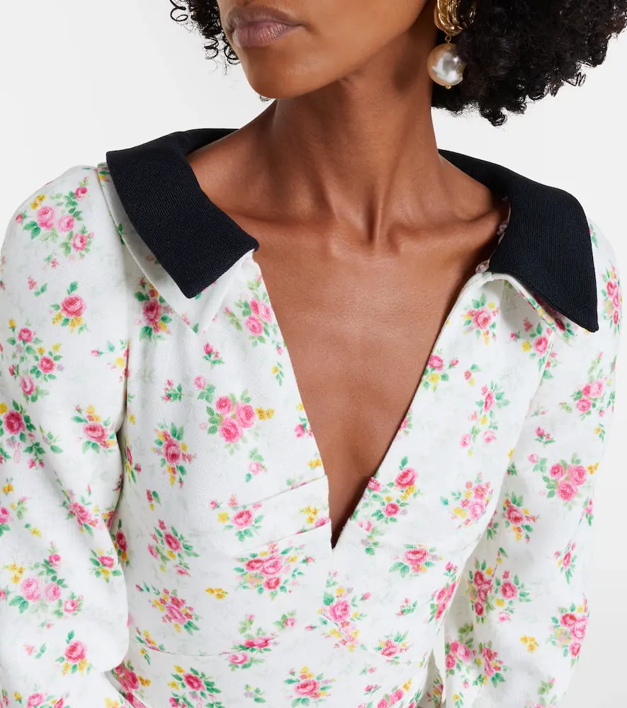 SHUSHU/TONG Floral midi dress | Thumbnail 6 SHUSHU/TONG Floral midi dress | Thumbnail 6