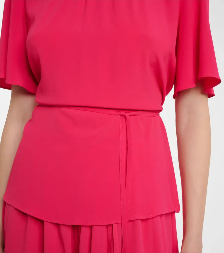 Joseph Libby belted crêpe blouse | Thumbnail 4 Joseph Libby belted crêpe blouse | Thumbnail 4