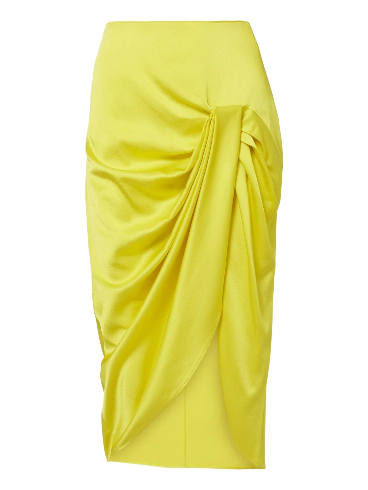Stella McCartney Draped satin pencil skirt