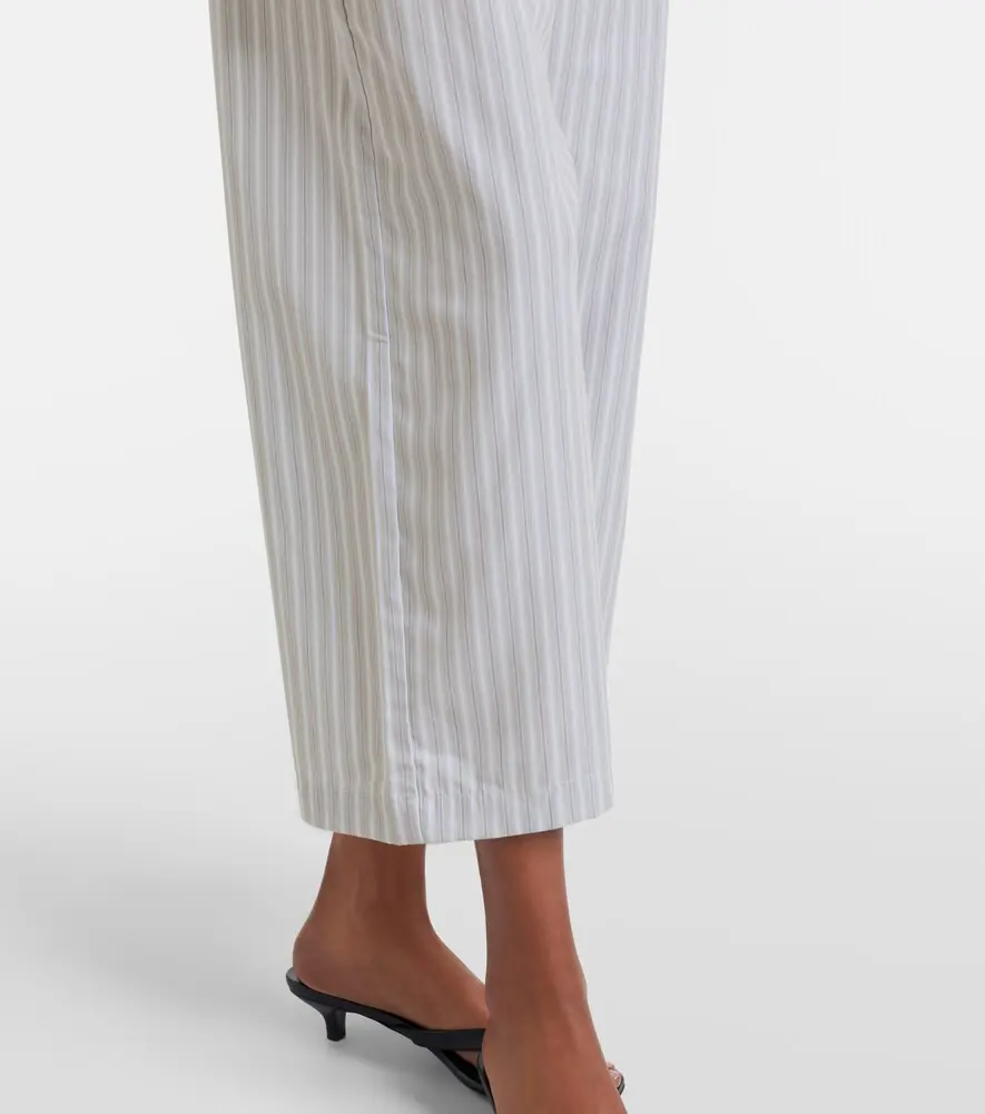 Leset Yoshi striped cotton-blend wide-leg pants | Thumbnail 6 Leset Yoshi striped cotton-blend wide-leg pants | Thumbnail 6