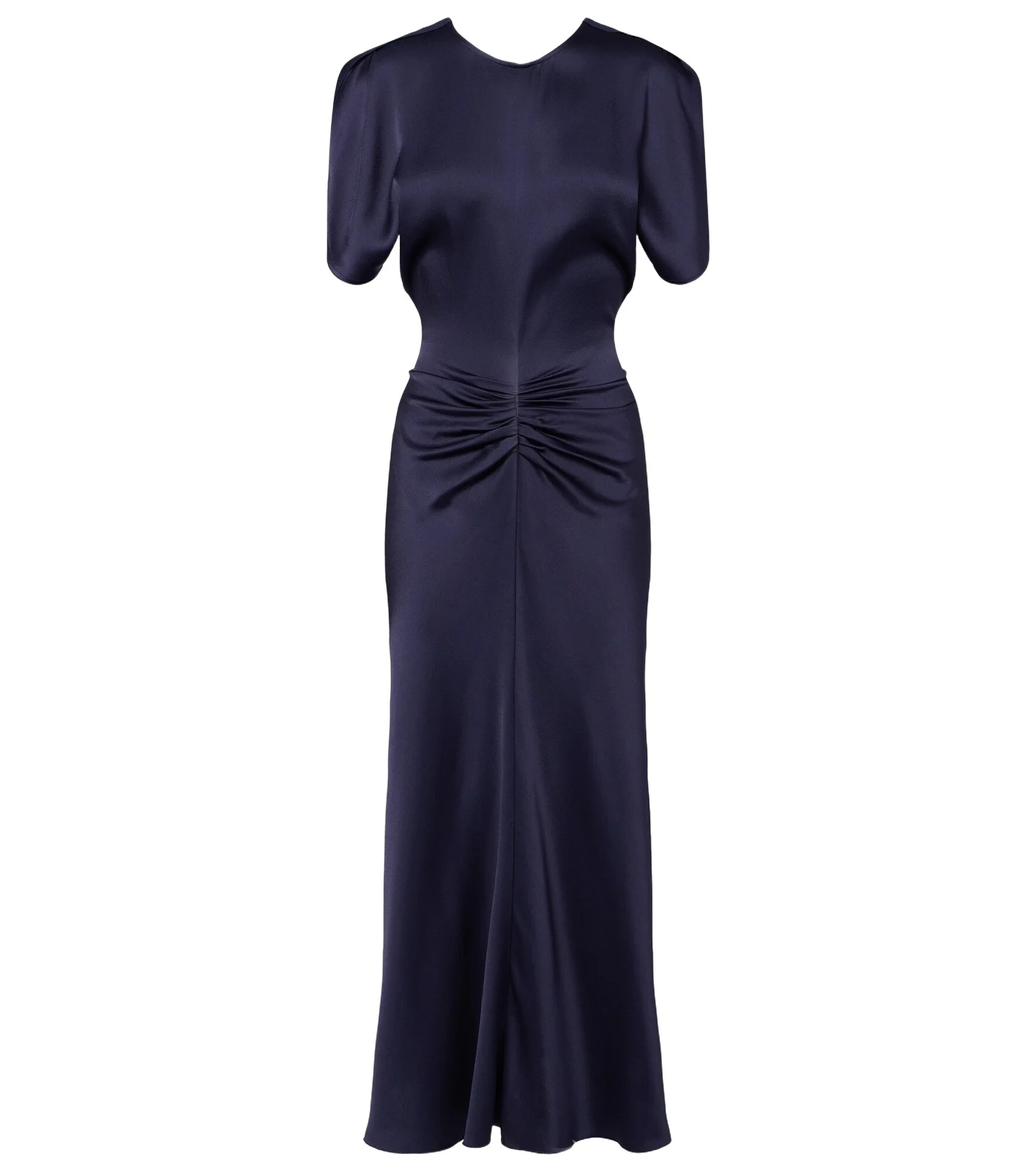 Bela gathered satin midi dress Bela gathered satin midi dress