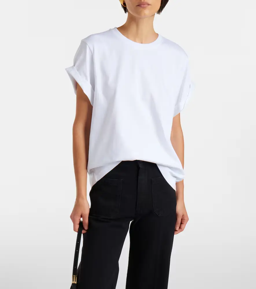 Victoria Beckham Tilly cotton jersey T-shirt | Thumbnail 2
