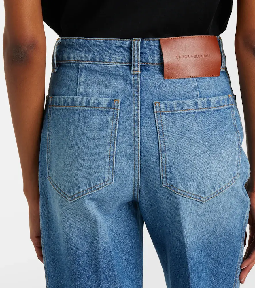 Victoria Beckham Alina faded wide-leg jeans | Thumbnail 2 Victoria Beckham Alina faded wide-leg jeans | Thumbnail 2