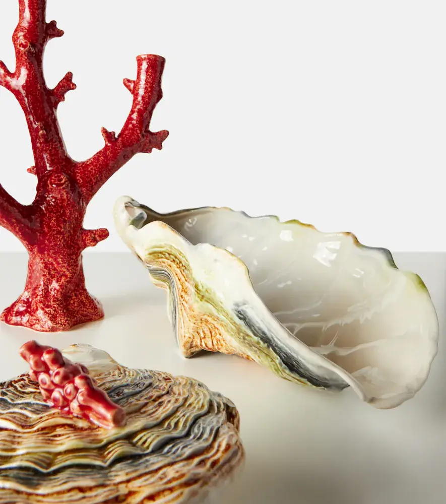 Bordallo Pinheiro Oyster earthenware centerpiece | Thumbnail 2