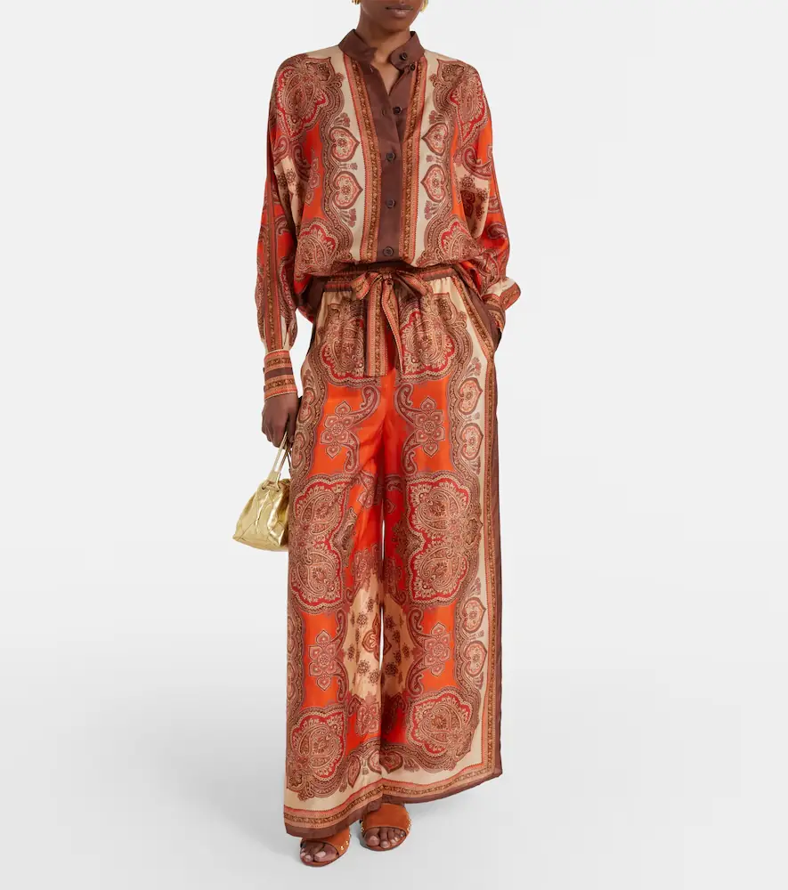 Zimmermann Mahon paisley silk palazzo pants | Thumbnail 4 Zimmermann Mahon paisley silk palazzo pants | Thumbnail 4