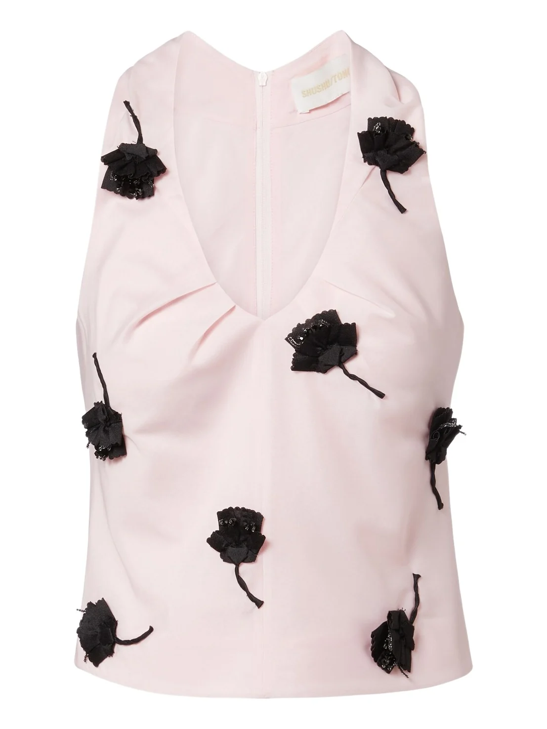 Floral-appliqué top Floral-appliqué top