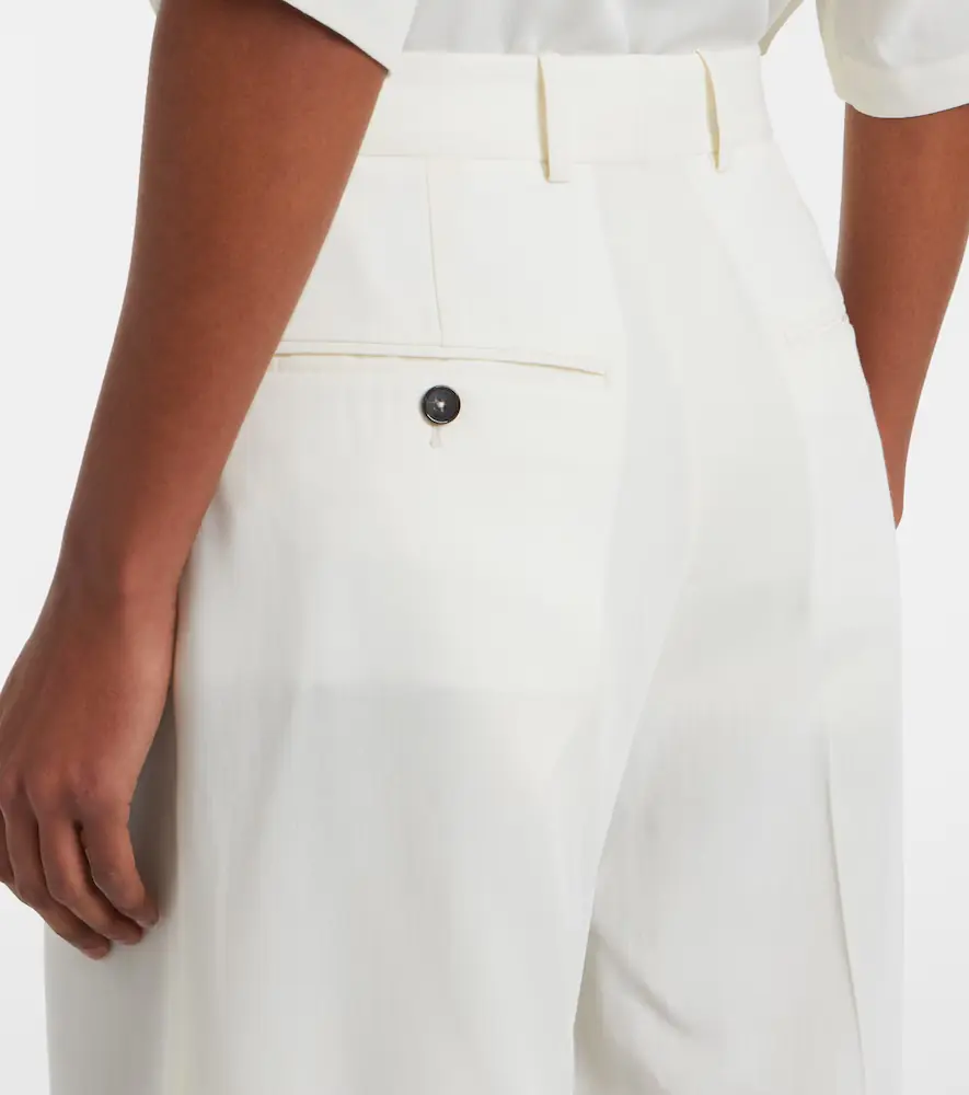 TOTEME Semi-sheer Bermuda shorts | Thumbnail 5 TOTEME Semi-sheer Bermuda shorts | Thumbnail 5