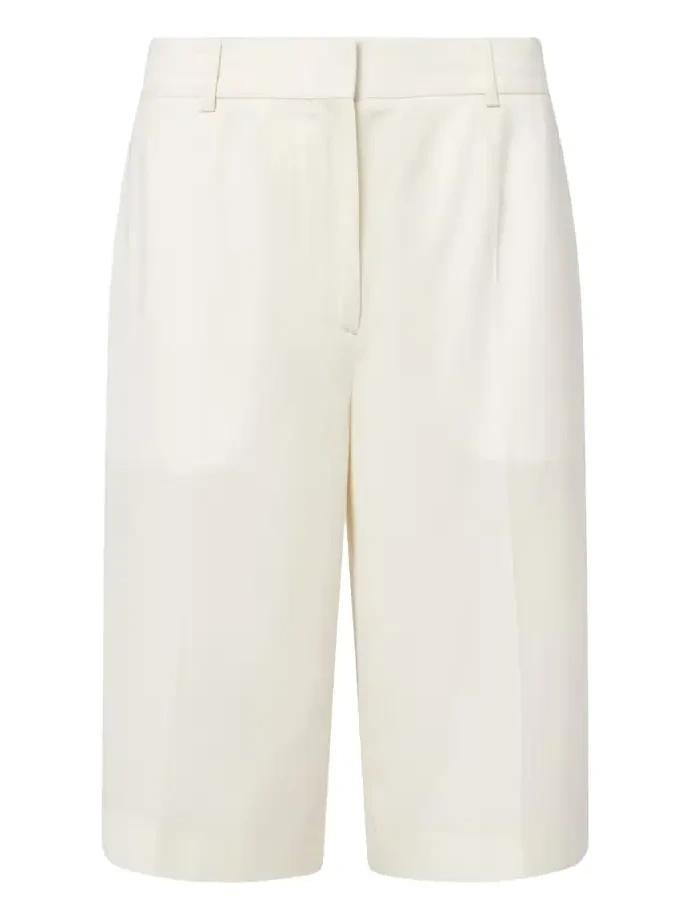 Semi-sheer Bermuda shorts