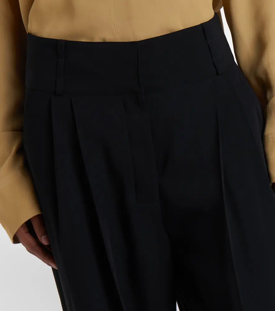 TOTEME Pleated cotton wide-leg pants | Thumbnail 2 TOTEME Pleated cotton wide-leg pants | Thumbnail 2