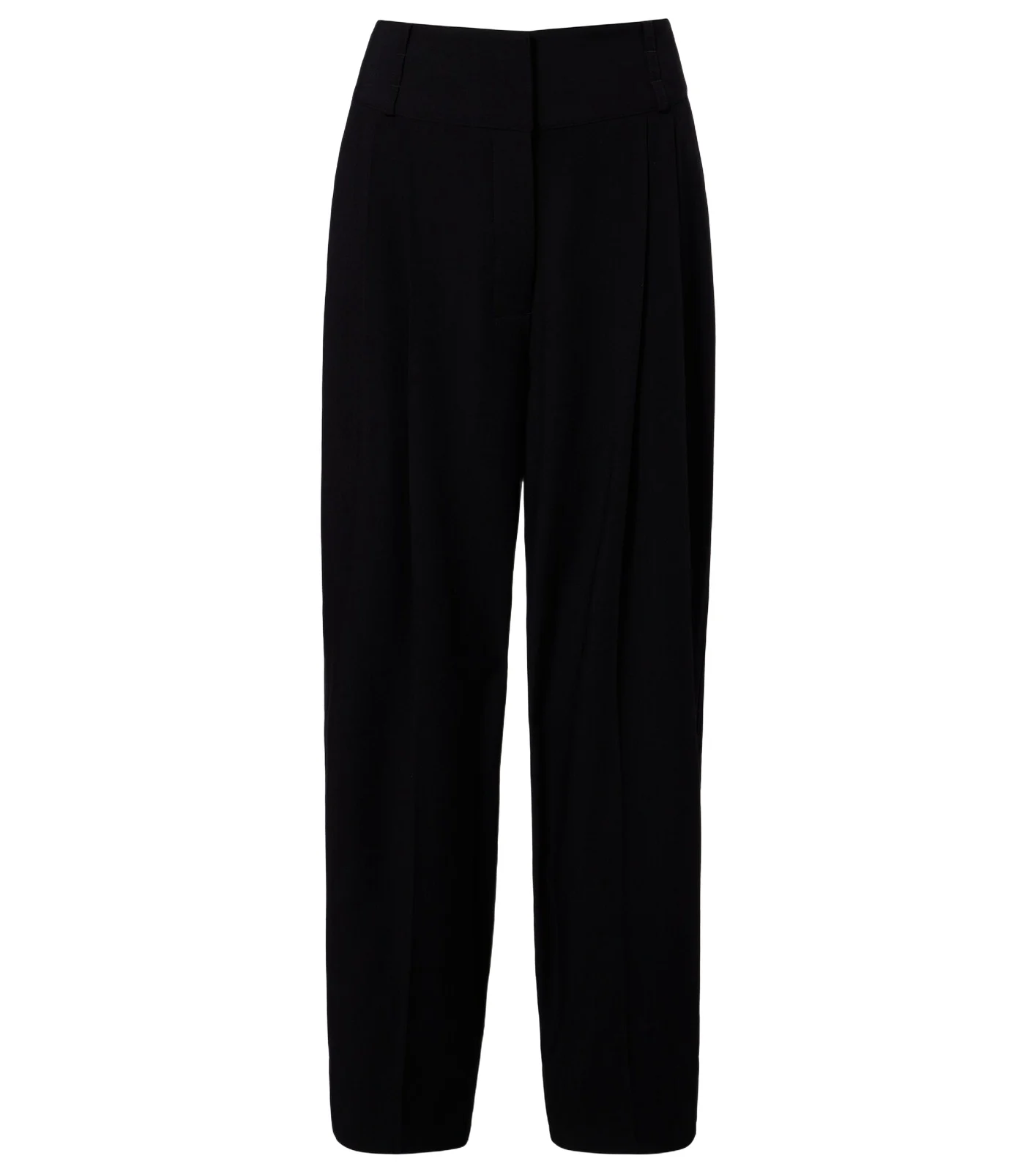 TOTEME Pleated cotton wide-leg pants