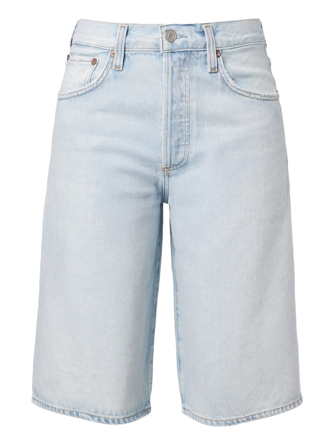 AGOLDE Ramona denim Bermuda shorts