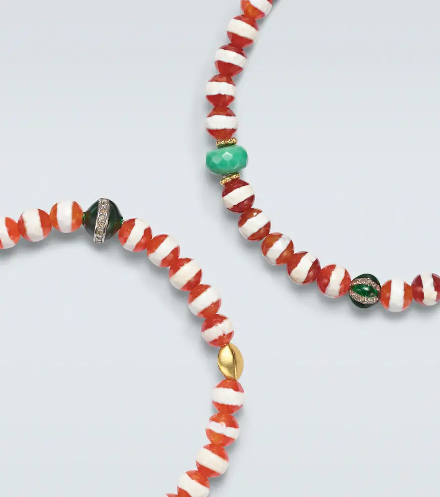 Ileana Makri Set of 2 18kt gold and sterling silver beaded bracelets with gemstones | Thumbnail 2 Ileana Makri Set of 2 18kt gold and sterling silver beaded bracelets with gemstones | Thumbnail 2