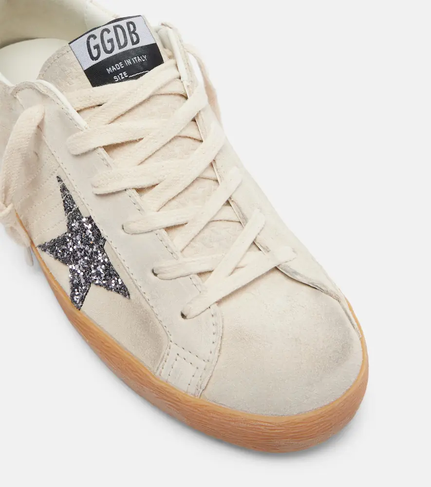Golden Goose Super-Star glitter suede sneakers | Thumbnail 2 Golden Goose Super-Star glitter suede sneakers | Thumbnail 2