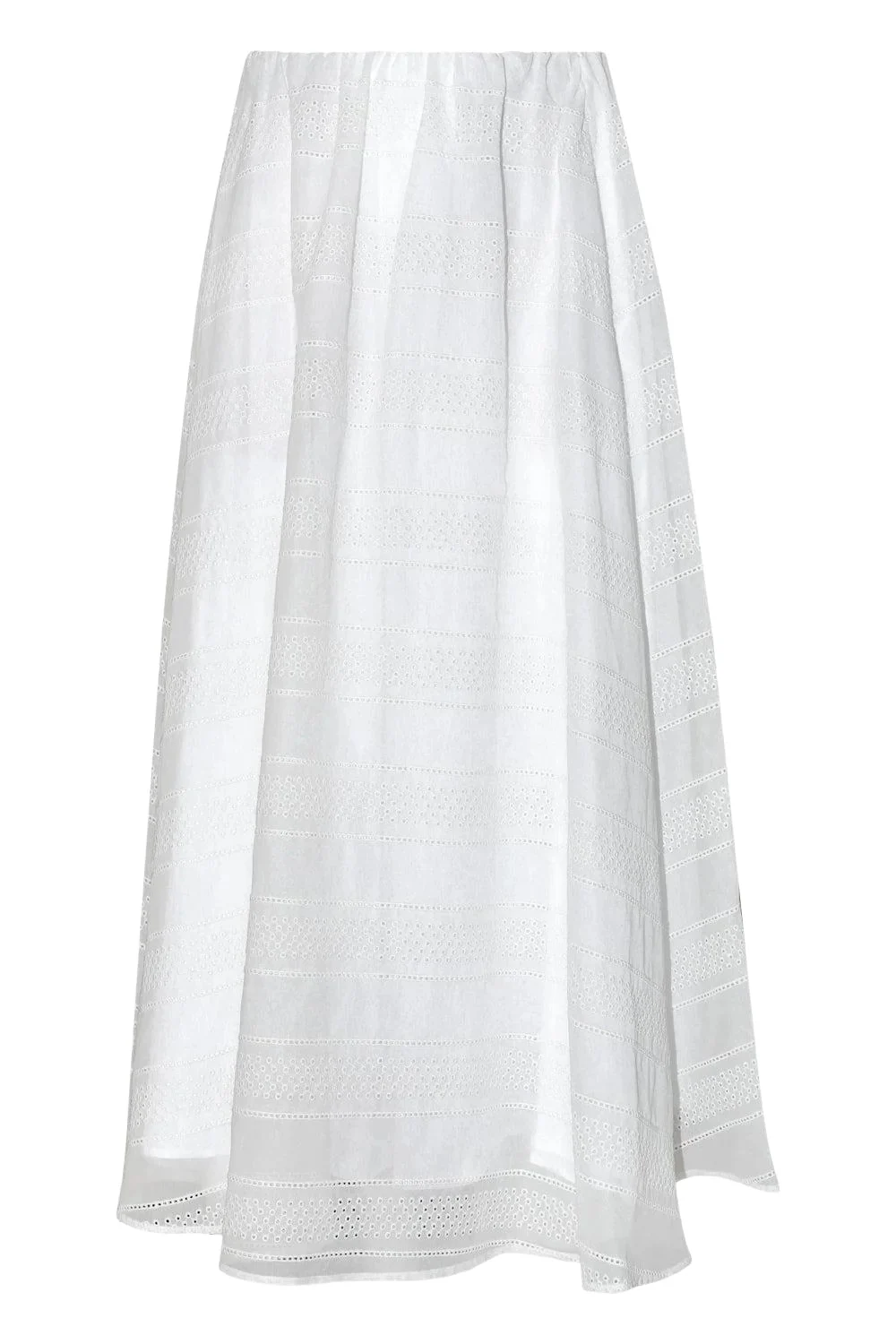 Broderie Anglaise Maxi Skirt