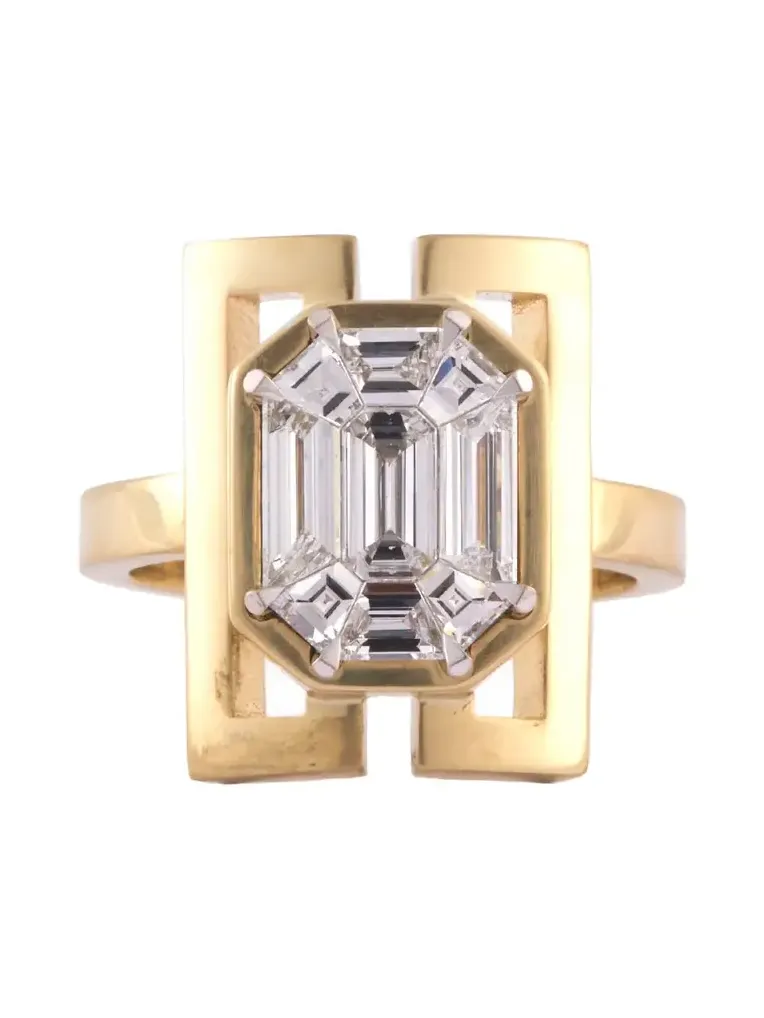 Mosaic Diamond Ring