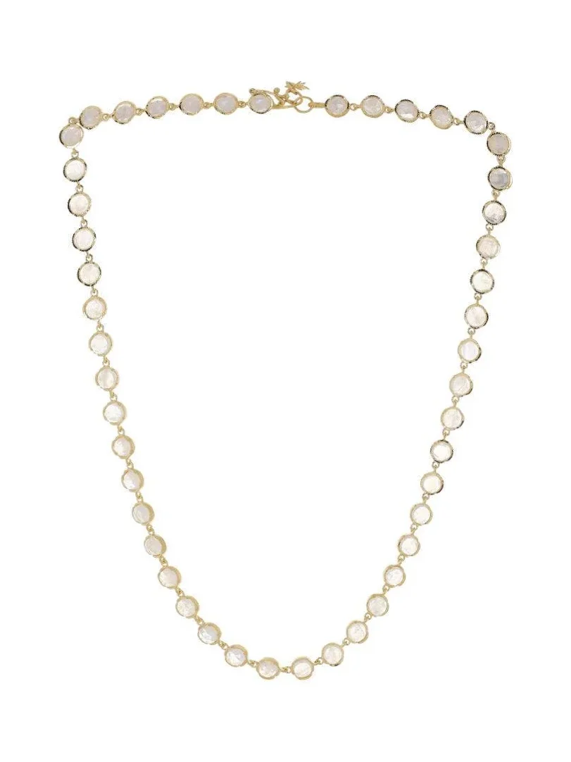 IRENE NEUWIRTH JEWELRY Rainbow Moonstone Classic Link Necklace