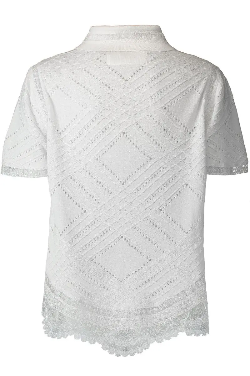 ERMANNO SCERVINO Short Sleeve Knit Shirt | Thumbnail 5