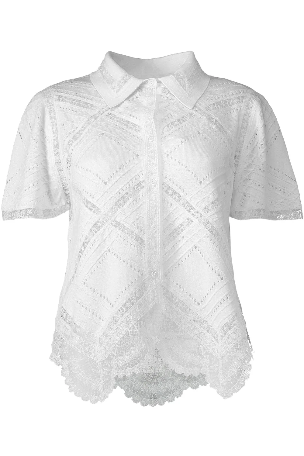 ERMANNO SCERVINO Short Sleeve Knit Shirt