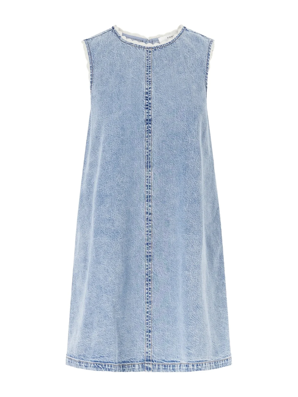 Frame Crochet Tide Organic Cotton-blend Mini Dress