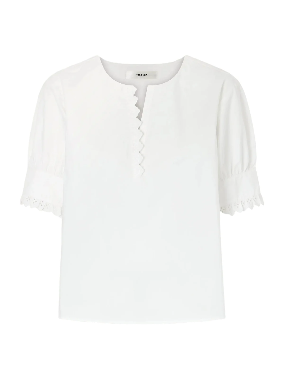 Keepsake Popover Camp-collar Cotton Blouse Keepsake Popover Camp-collar Cotton Blouse