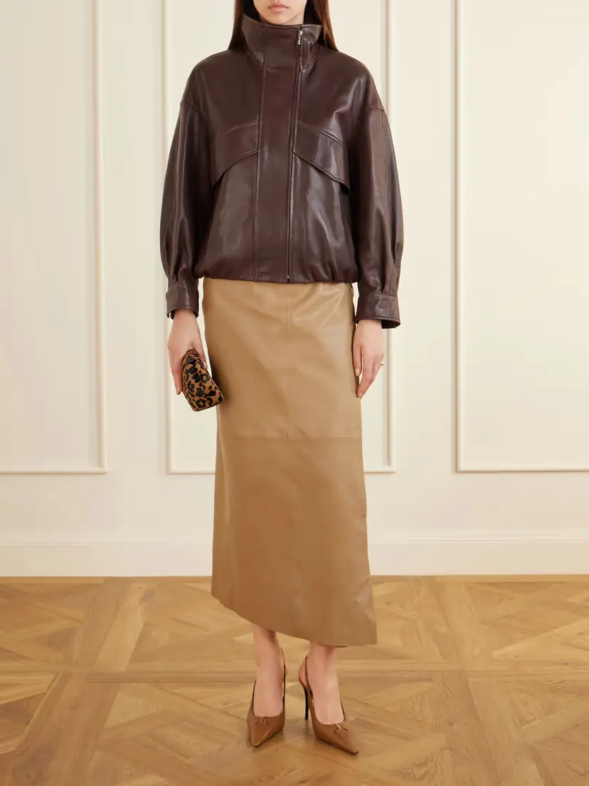 Nour Hammour Leather Jacket | Thumbnail 2 Nour Hammour Leather Jacket | Thumbnail 2
