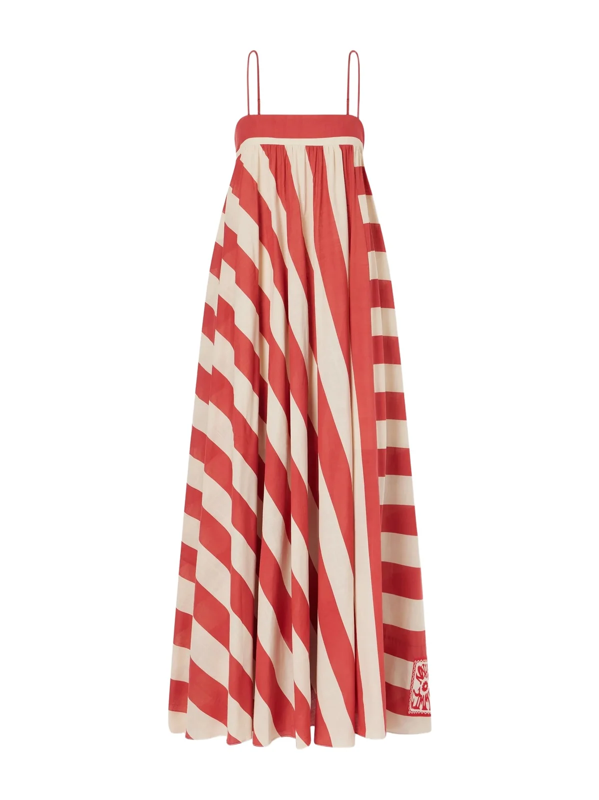 Roselight Striped Cotton Maxi Dress Roselight Striped Cotton Maxi Dress