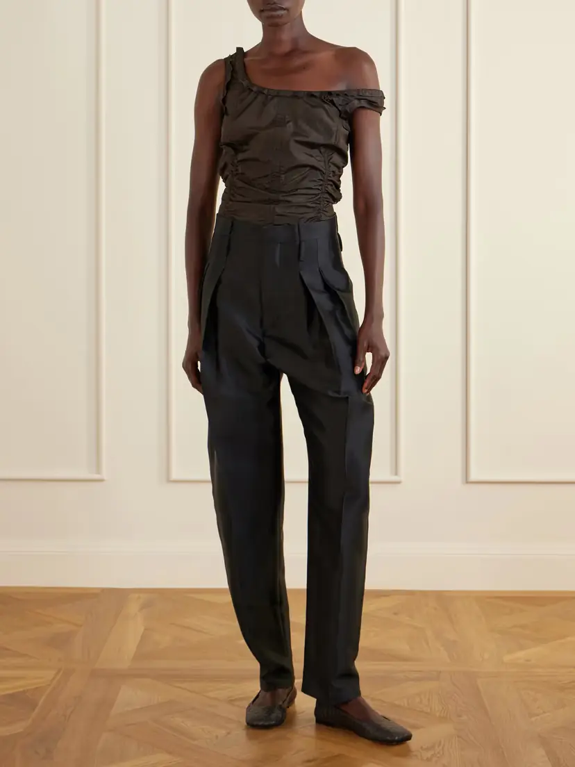 Bottega Veneta Twill Straight-leg Pants | Thumbnail 2 Bottega Veneta Twill Straight-leg Pants | Thumbnail 2