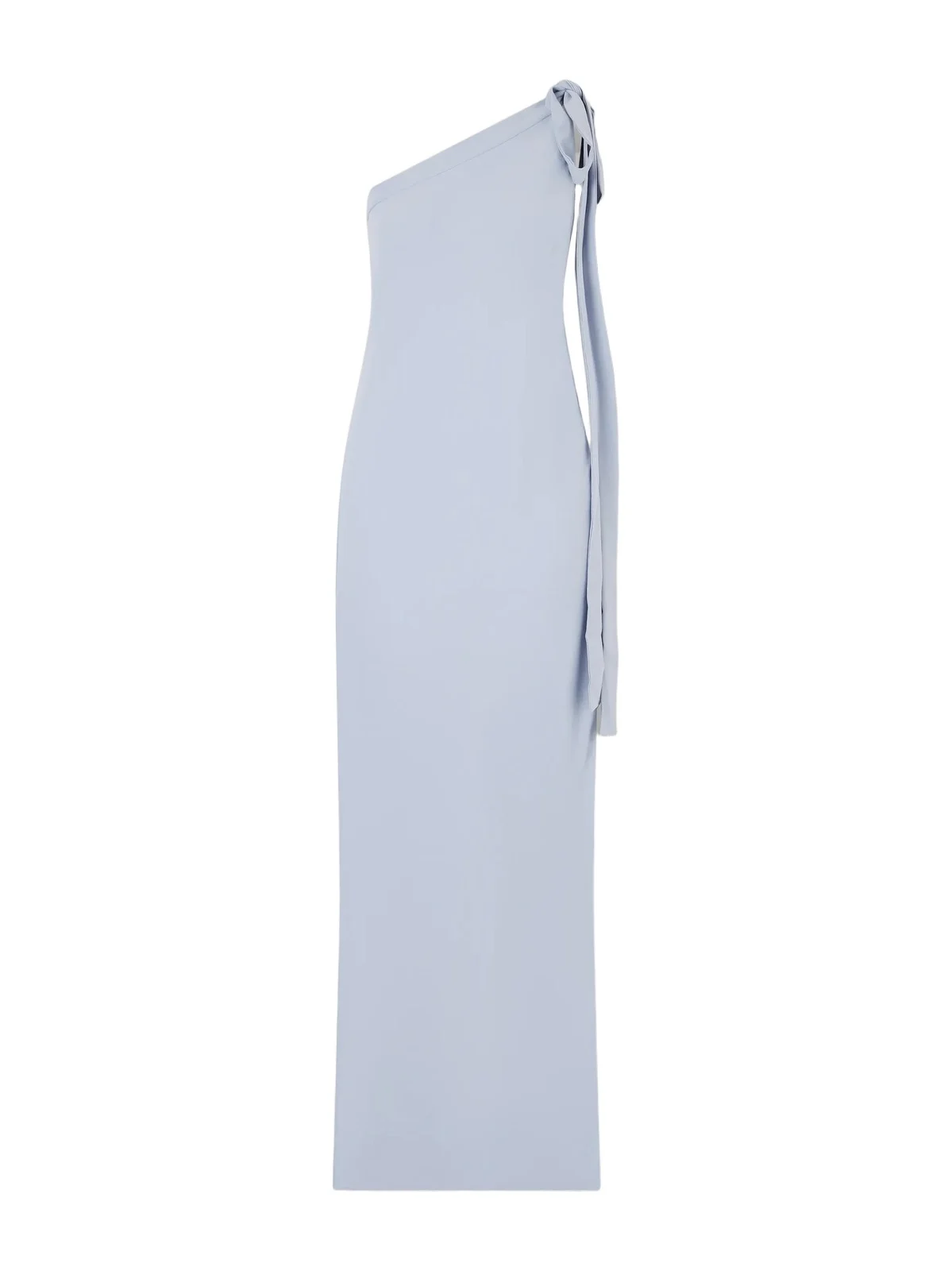 Alexander One-shoulder Bow-detailed Crepe Gown Alexander One-shoulder Bow-detailed Crepe Gown