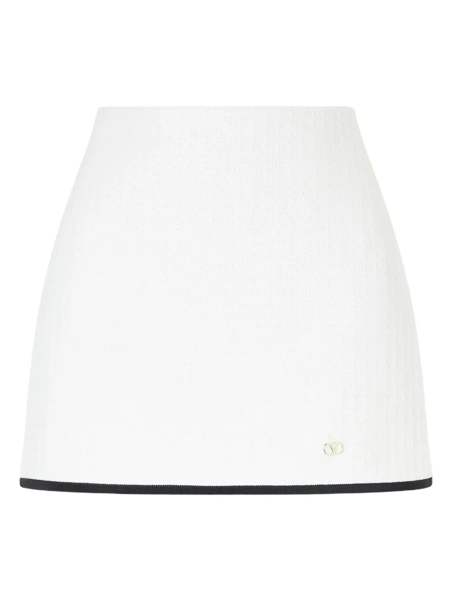 Canestrello Cotton-blend Tweed Mini Skirt Canestrello Cotton-blend Tweed Mini Skirt